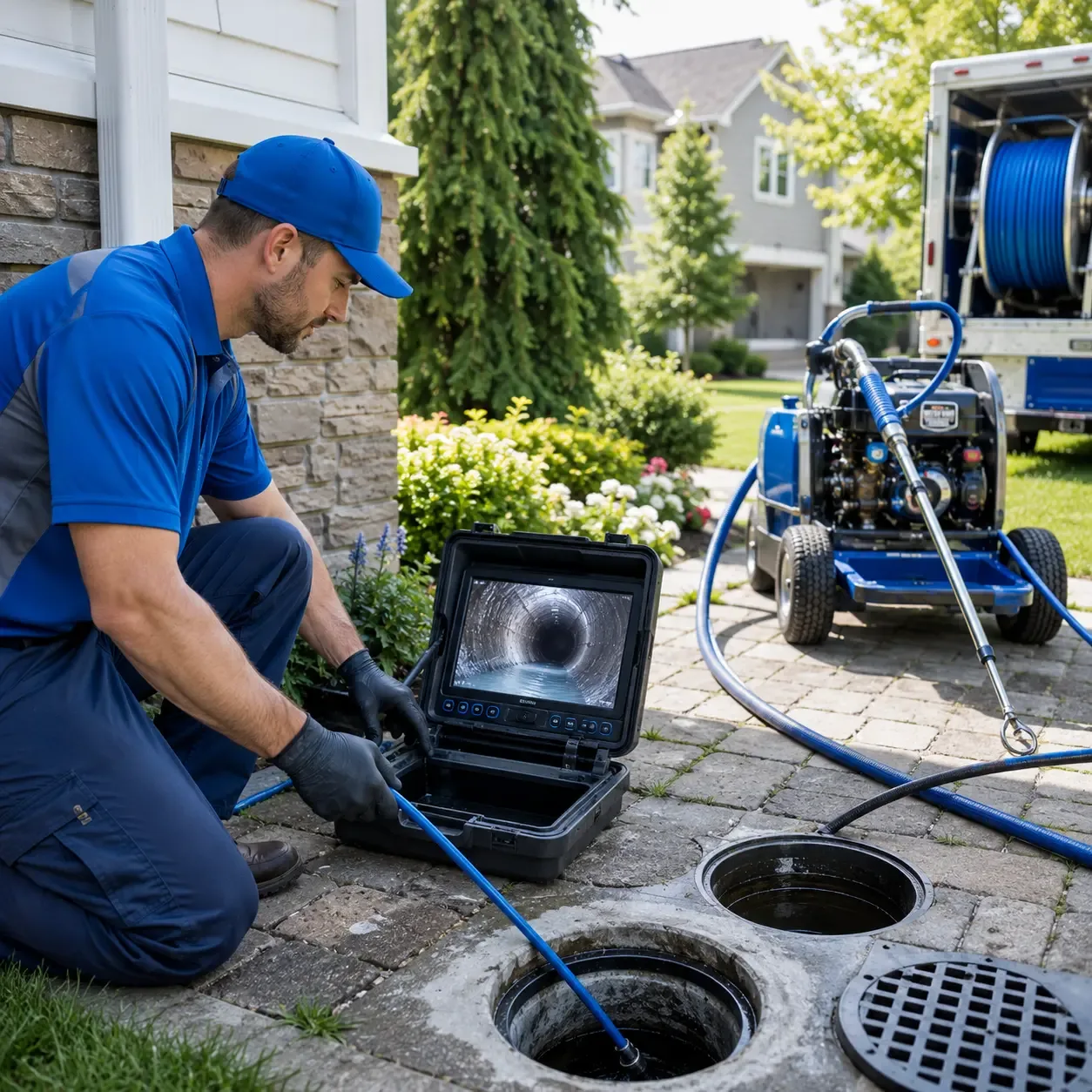 Outdoor drain cleaning professionals serving Lyford, TX